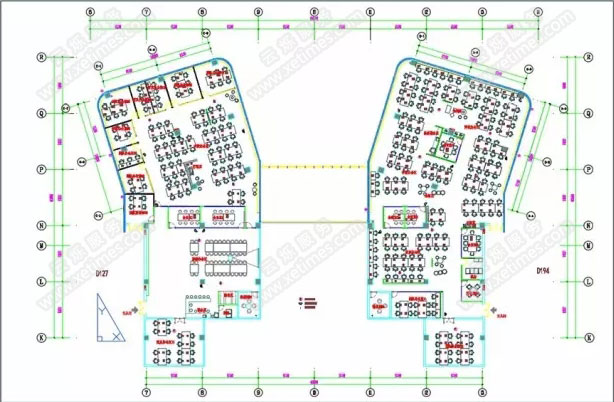 騰訊眾創(chuàng)空間辦公空間無線AP點位圖